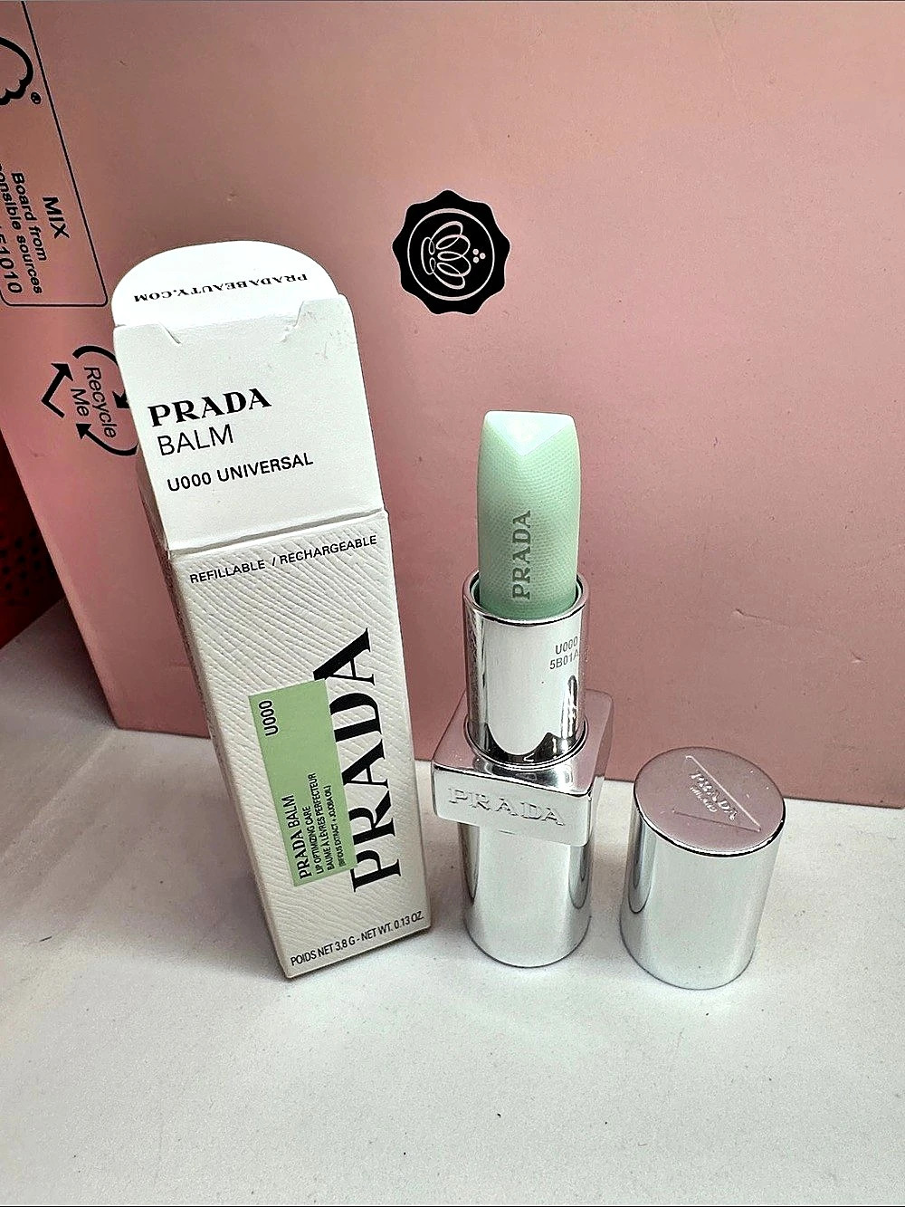 Prada Balm in Green NWT